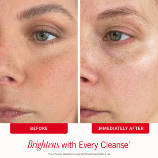 Brighten + Glow Exfoliating Gel Cleanser with AHA and Jojoba Pearls