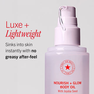 Nourish + Glow Body Oil with Jojoba Seed + Grapeseed Oil