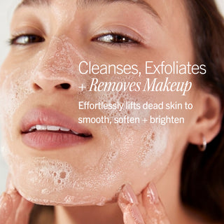 Brighten + Glow Exfoliating Gel Cleanser with AHA and Jojoba Pearls