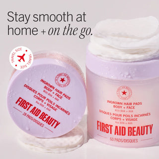 Ingrown Hair Pads with BHA + AHA Travel Size
