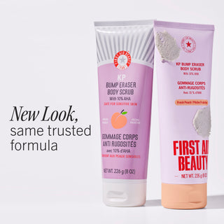 KP Bump Eraser Body Scrub 10% AHA Fresh Peach Travel Size