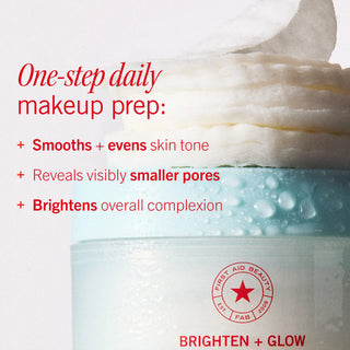 Facial Radiance Pads with Glycolic + Lactic Acids Travel Size