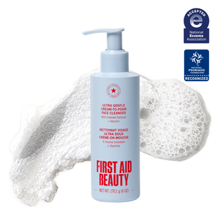 Ultra Gentle Cream-to-Foam Face Cleanser with Colloidal Oatmeal + Glycerin
