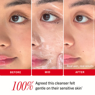 Ultra Gentle Cream-to-Foam Face Cleanser with Colloidal Oatmeal + Glycerin