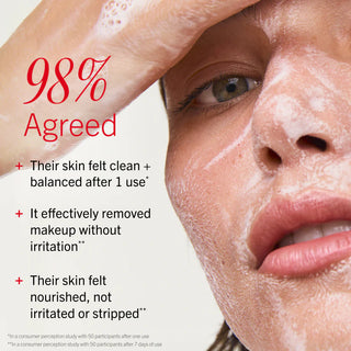Ultra Gentle Cream-to-Foam Face Cleanser with Colloidal Oatmeal + Glycerin