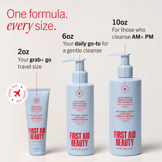 Ultra Gentle Cream-to-Foam Face Cleanser with Colloidal Oatmeal + Glycerin