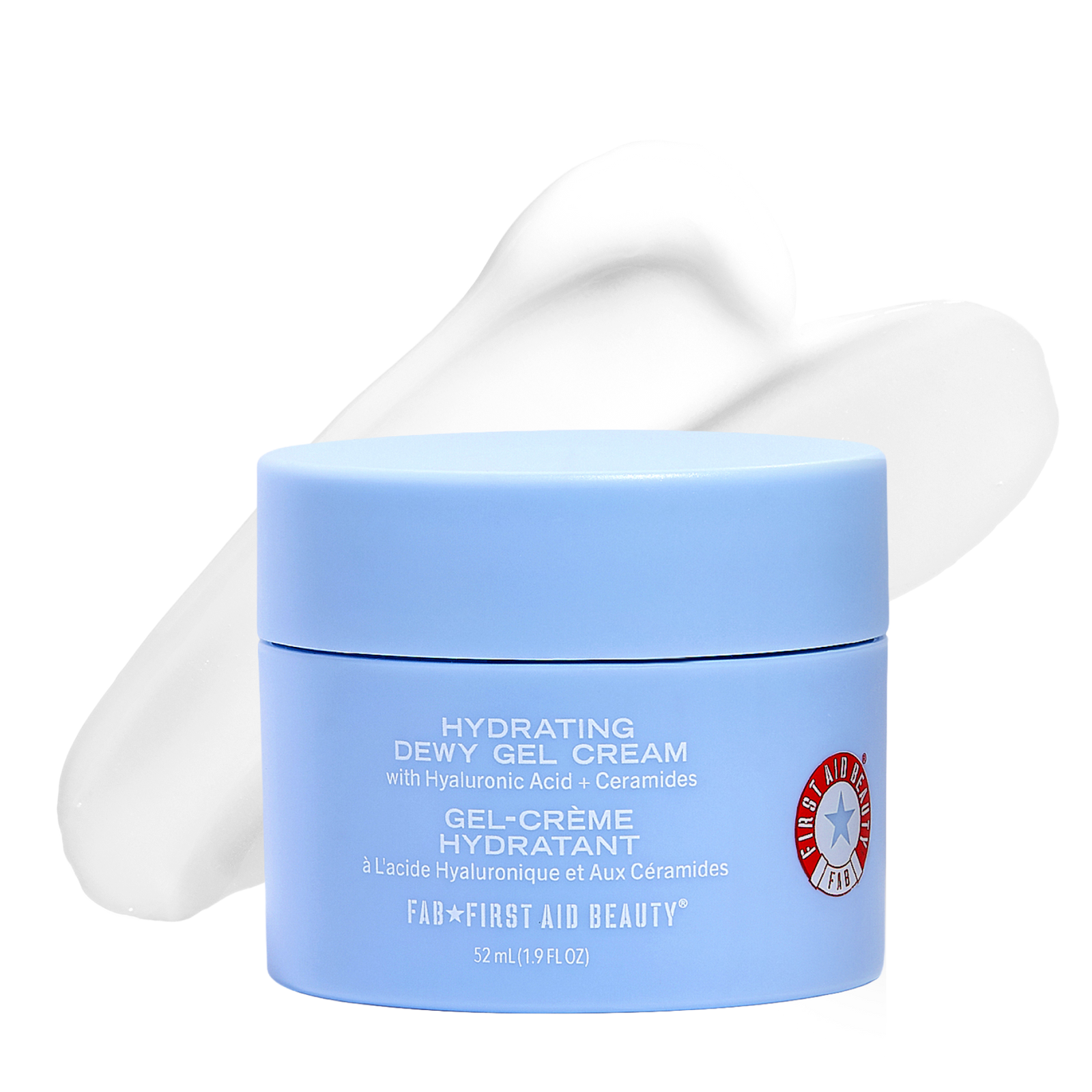 Hydrating Dewy Gel Cream Moisturizer with Hyaluronic Acid + Ceramides