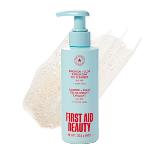 Brighten + Glow Exfoliating Gel Cleanser with AHA and Jojoba Pearls