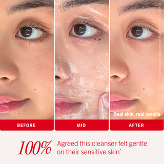 Ultra Gentle Cream-to-Foam Face Cleanser with Colloidal Oatmeal + Glycerin Travel Size