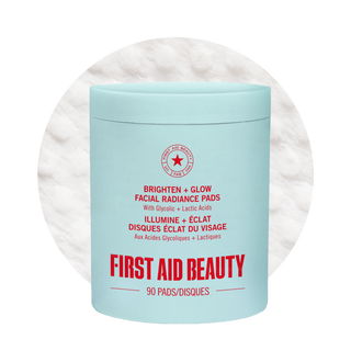 Brighten + Glow Facial Radiance Pads with Glycolic + Lactic Acids 90 Count