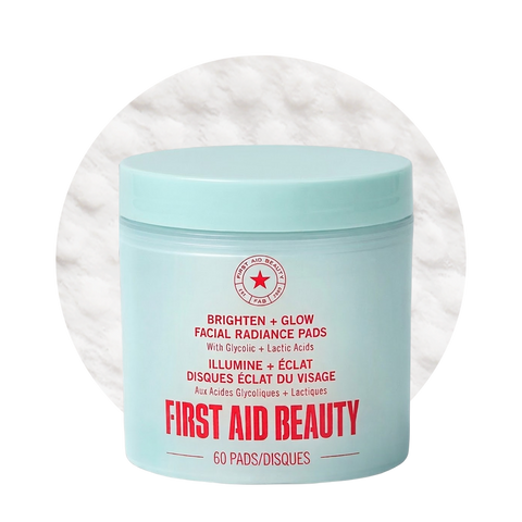 Brighten + Glow Facial Radiance Pads with Glycolic + Lactic Acids
