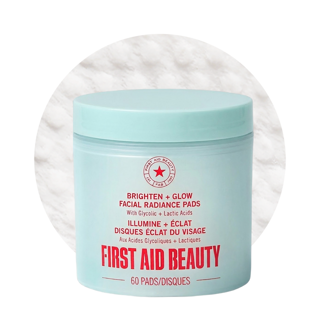 Brighten + Glow Facial Radiance Pads with Glycolic + Lactic Acids