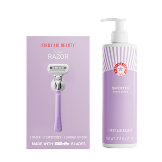 First Aid Beauty Rescue Razor + Shave Cream Duo
